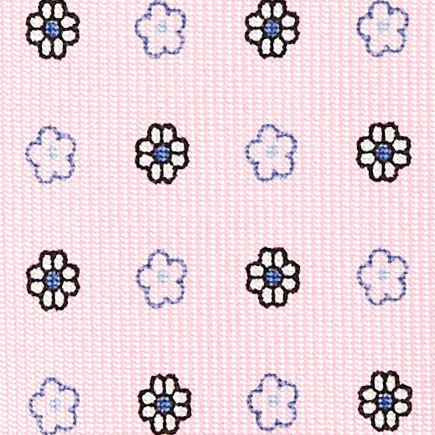 Pink 5 Fold Sartorial Silk Tie - Small Flower Pattern>E.Marinella Best Sale