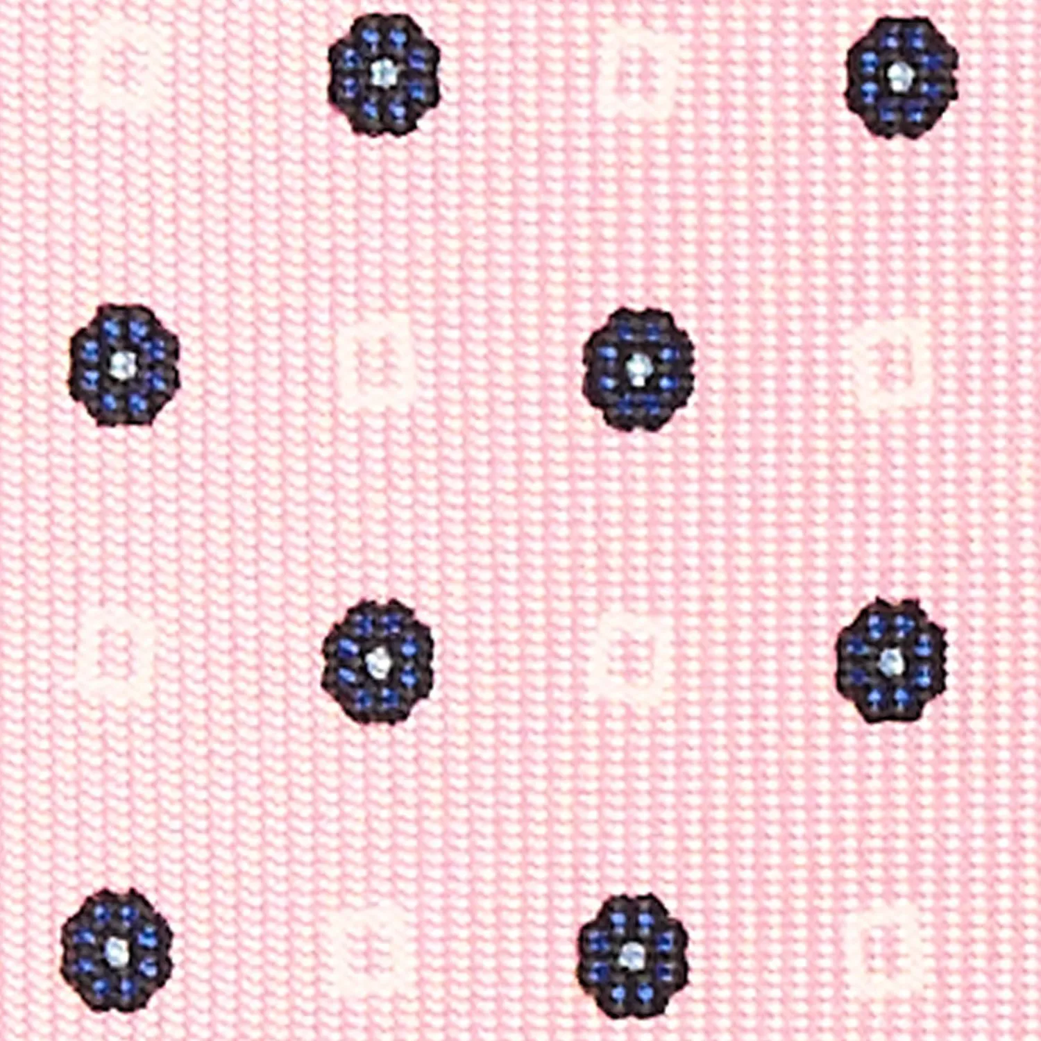 Pink 9 Fold Sartorial Silk Tie Small Flower Pattern>E.Marinella Outlet