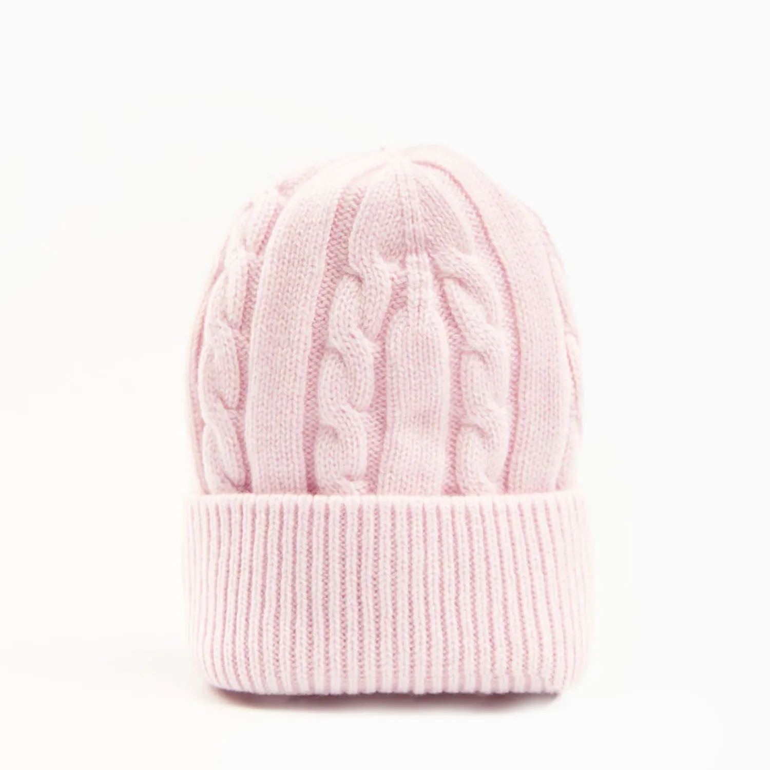 Pink Cashmere Braid Beanie>E.Marinella Best