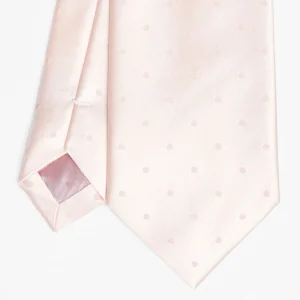 Pink Cerimonial Silk Satin Tie Polka Dot Pattern>E.Marinella Best Sale