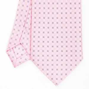 Pink Sartorial Classic Silk Tie - Small Flower Pattern>E.Marinella Best