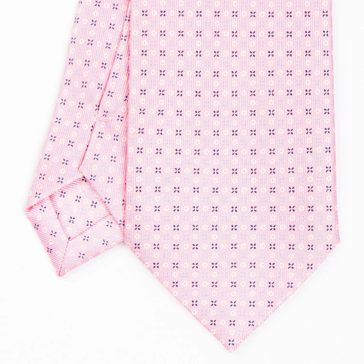 Pink Sartorial Classic Silk Tie - Small Flower Pattern>E.Marinella Best
