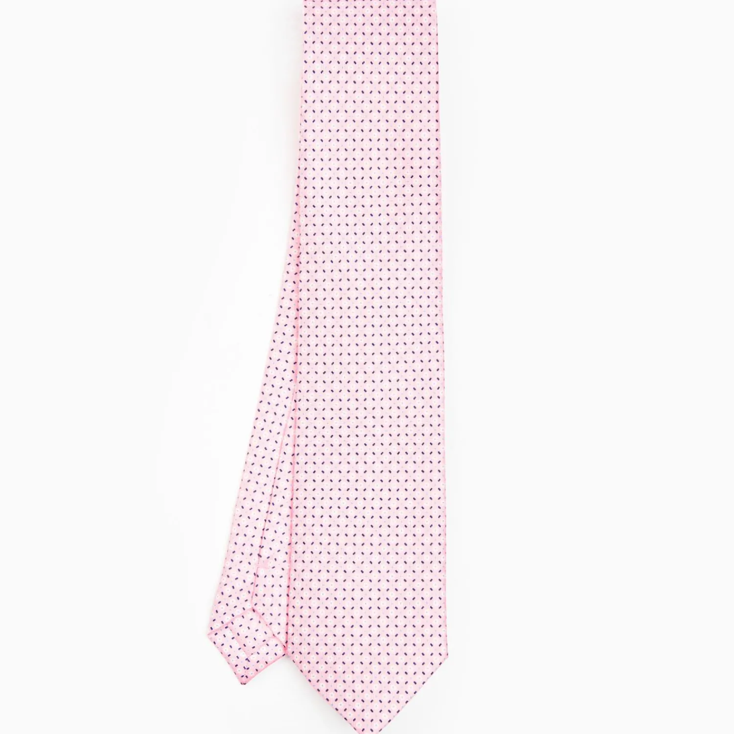 Pink Sartorial Classic Silk Tie - Small Flower Pattern>E.Marinella Best