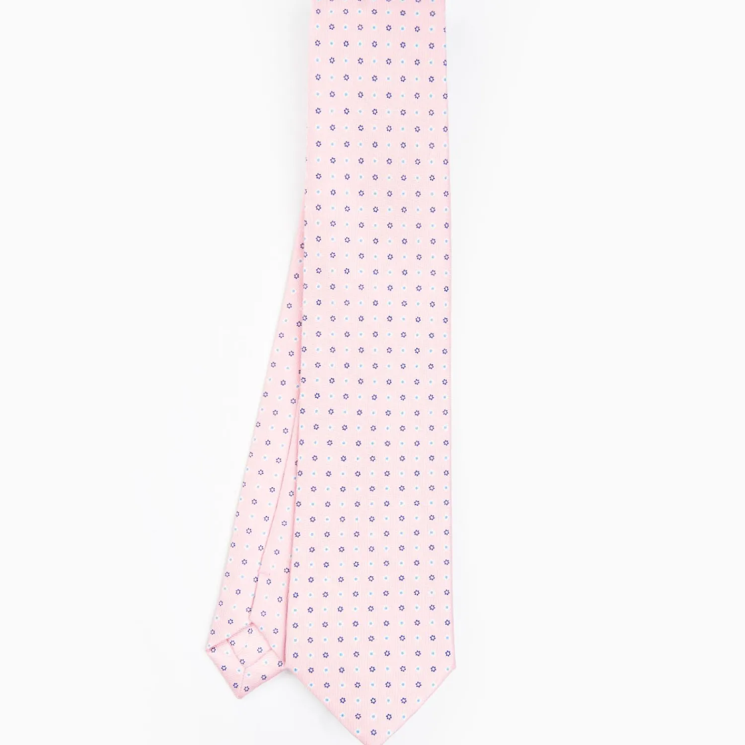 Pink Sartorial Classic Silk Tie - Small Flower Designs>E.Marinella Best Sale