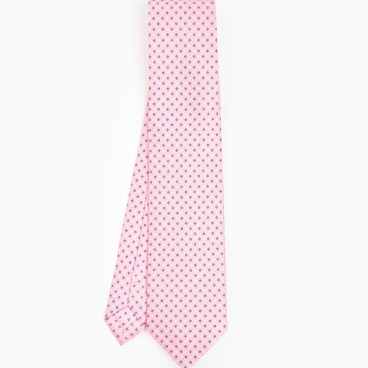 Pink Sartorial Classic Silk Tie - Small Flower Designs>E.Marinella Cheap