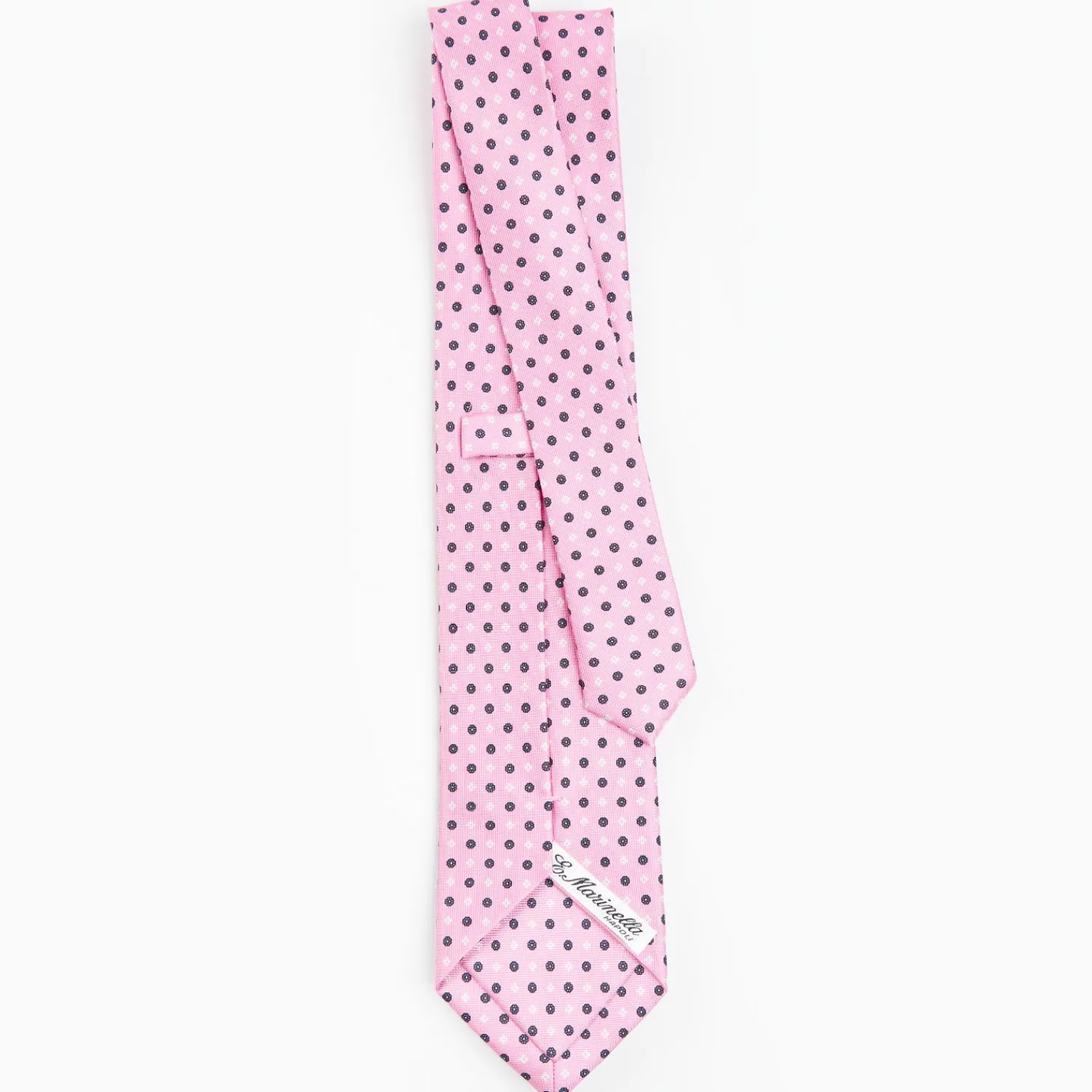 Pink Sartorial Classic Silk Tie - Small Flower Pattern>E.Marinella Cheap