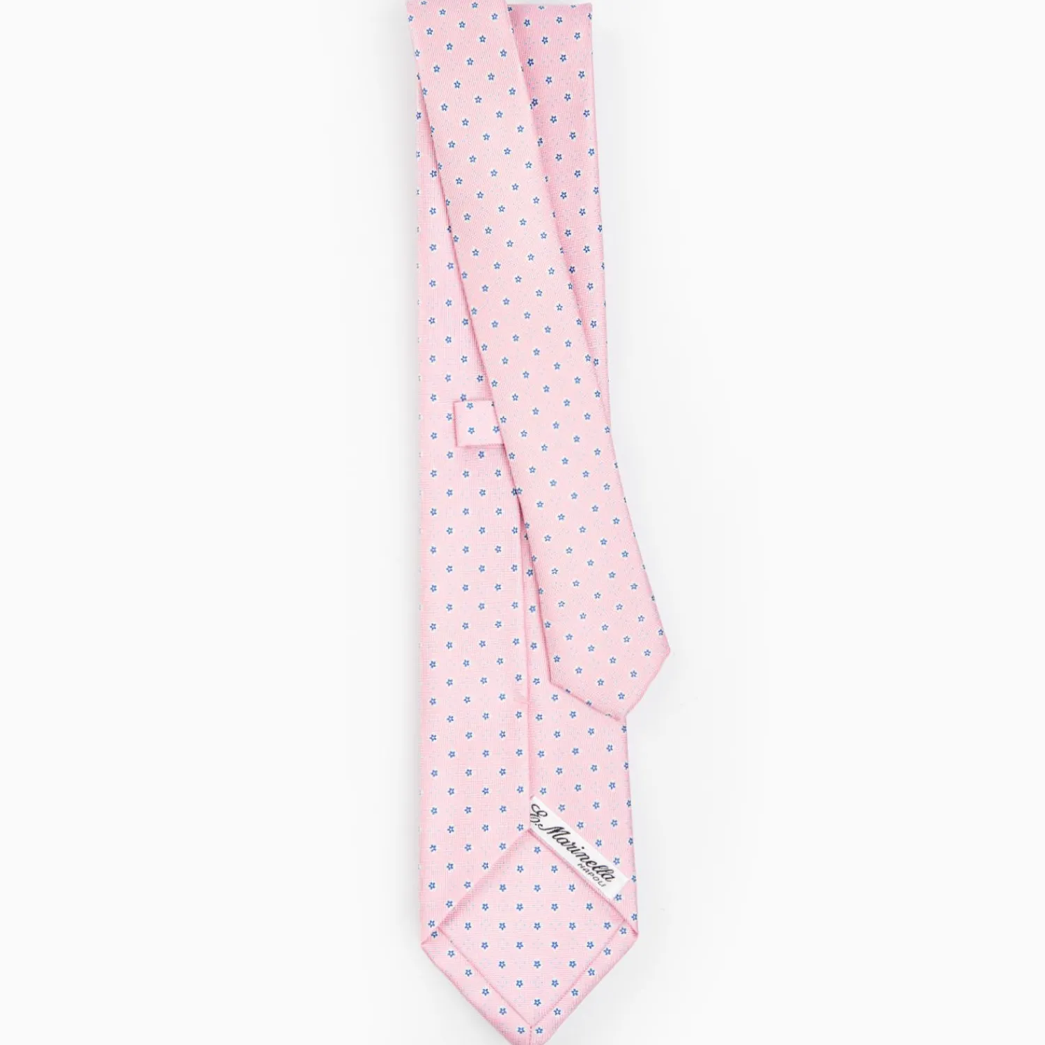 Pink Sartorial Classic Silk Tie - Small Flower Pattern>E.Marinella Discount