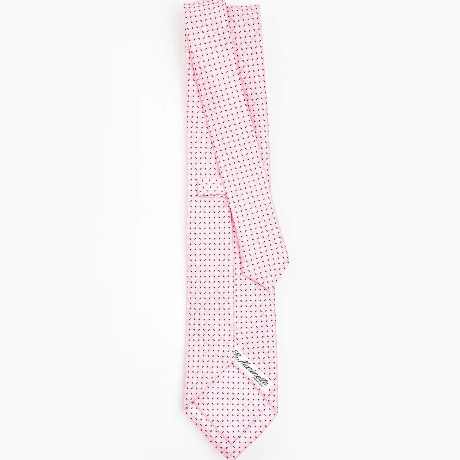 Pink Sartorial Classic Silk Tie - Small Flower Pattern>E.Marinella Best