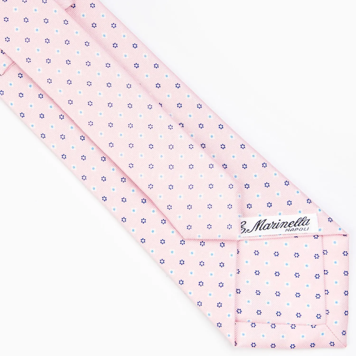 Pink Sartorial Classic Silk Tie - Small Flower Designs>E.Marinella Best Sale