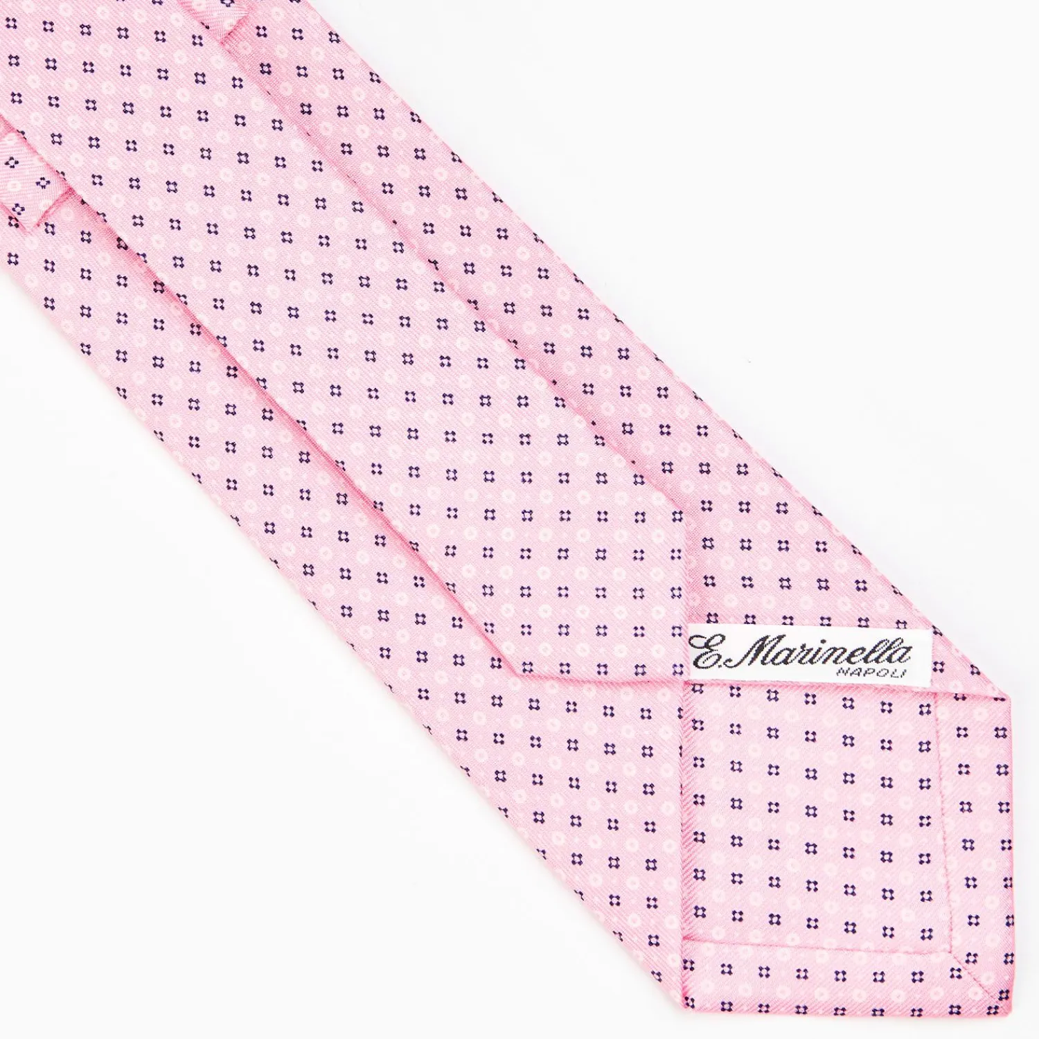 Pink Sartorial Classic Silk Tie - Small Flower Designs>E.Marinella Cheap