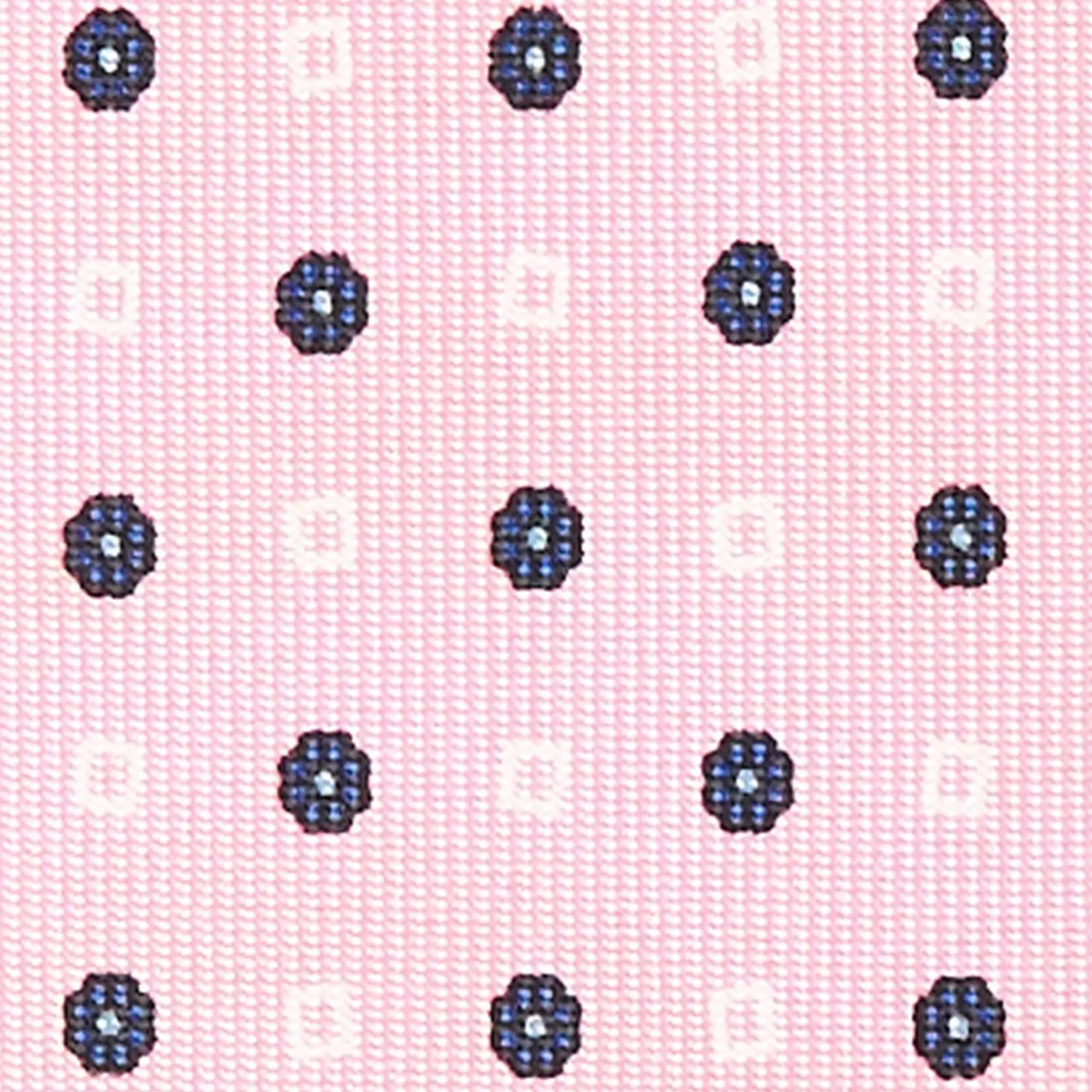 Pink Sartorial Classic Silk Tie - Small Flower Pattern>E.Marinella Clearance
