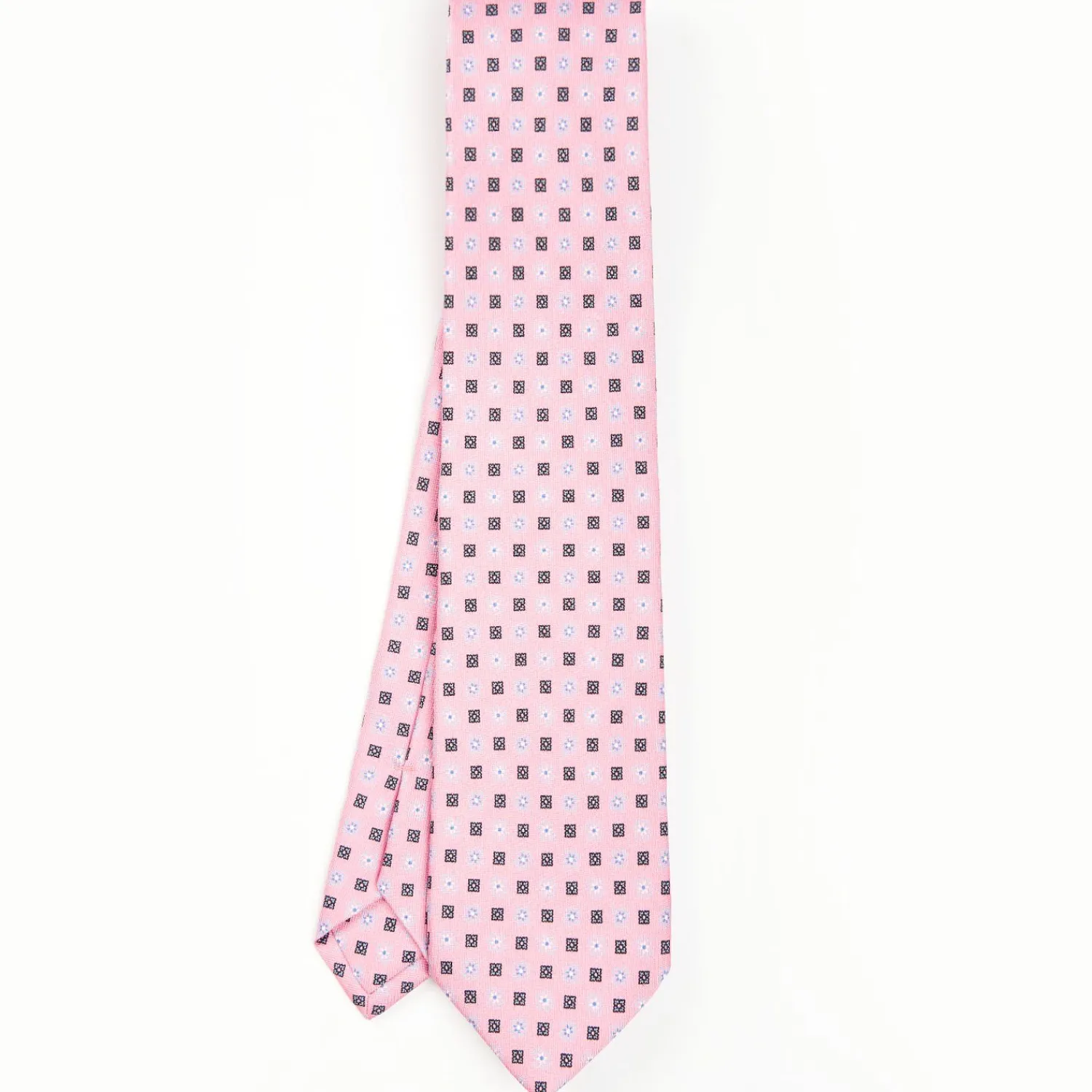Pink Sartorial Classic Tie - Small Flower Pattern>E.Marinella Best
