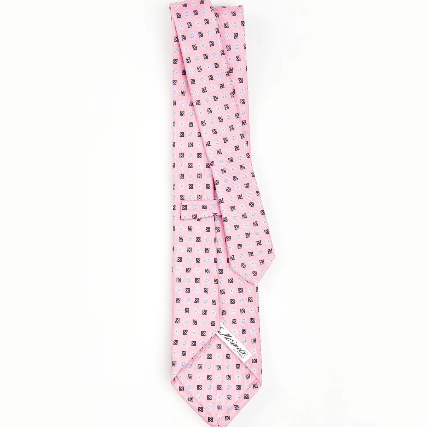 Pink Sartorial Classic Tie - Small Flower Pattern>E.Marinella Best