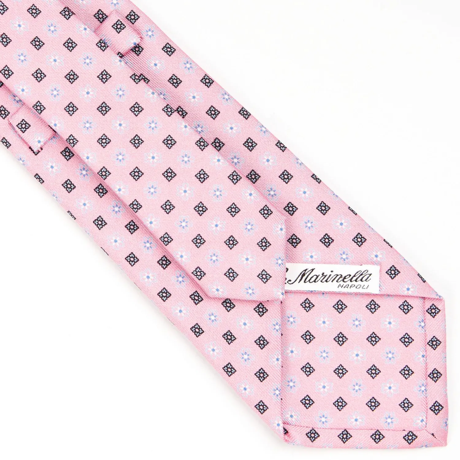 Pink Sartorial Classic Tie - Small Flower Pattern>E.Marinella Best