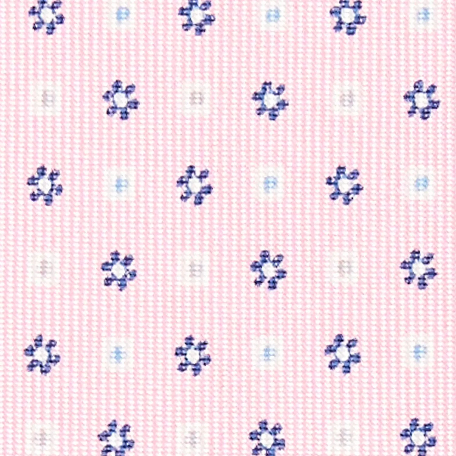 Pink Sartorial Classic Tie - Small Flower Pattern>E.Marinella Online