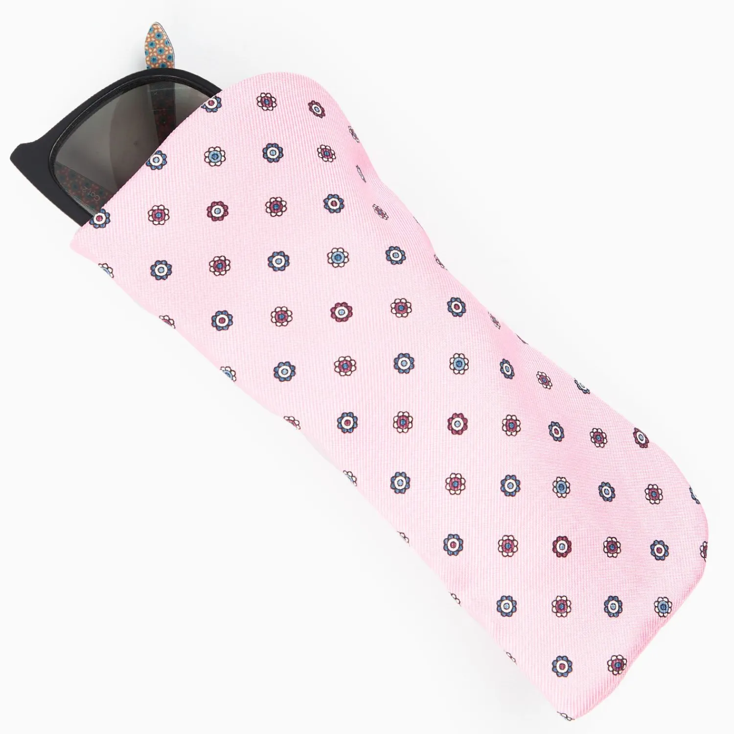 Pink Silk Glasses Case>E.Marinella Hot