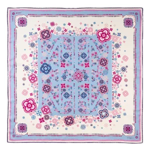 Pink Silk Scarf 90 - World Of Archivio Flowers 1961>E.Marinella Online