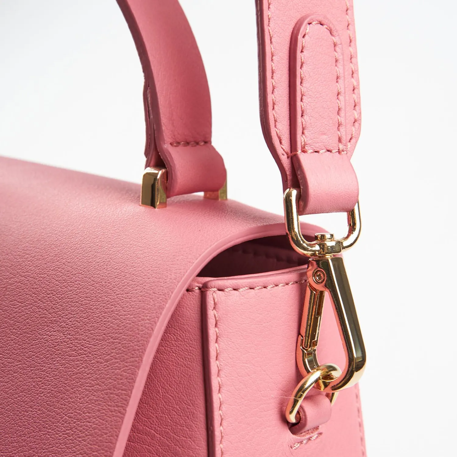 Pink Smooth Leather Cleo Bag>E.Marinella Clearance