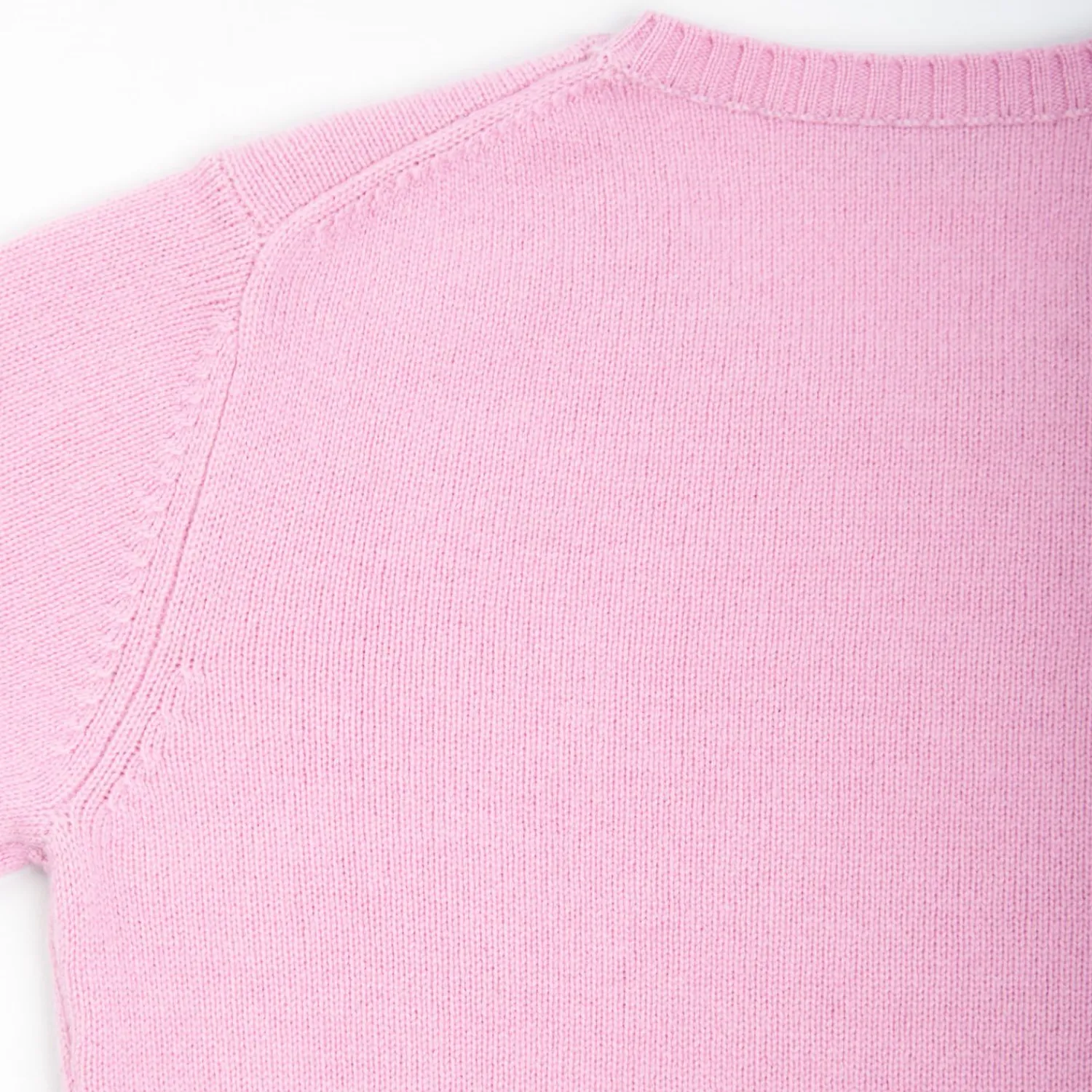 Pink Wool And Cashmere Crewneck>E.Marinella Flash Sale