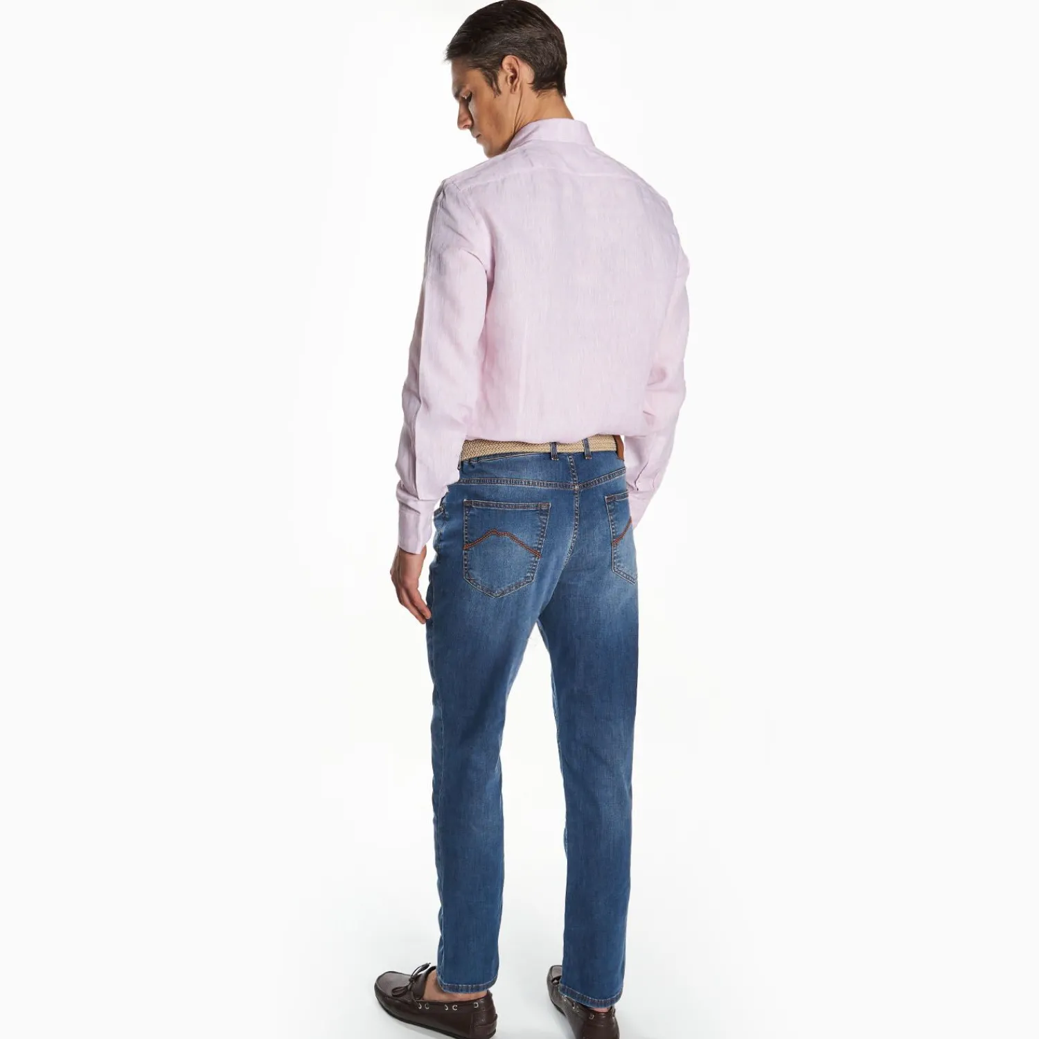 5 Pockets Jeans With Buttons>E.Marinella Sale