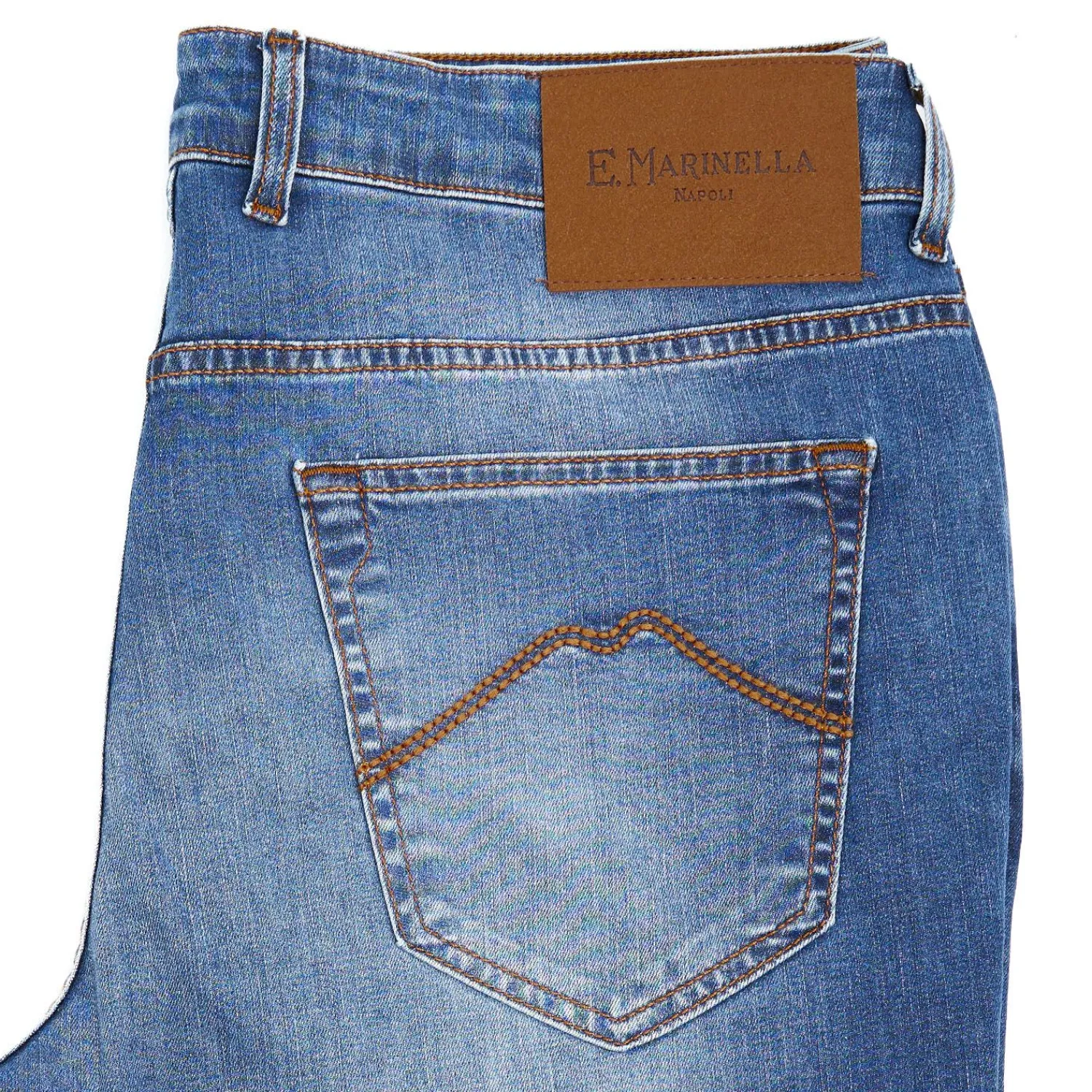 5 Pockets Jeans With Buttons>E.Marinella Sale
