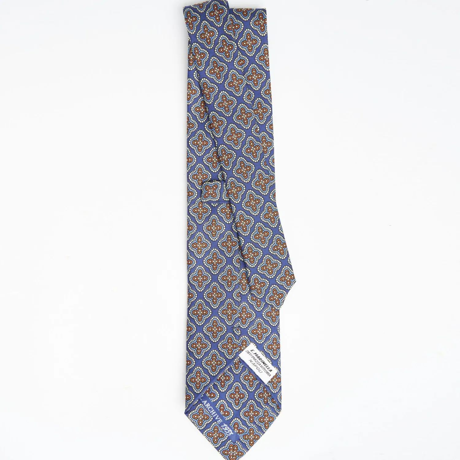 Powder Blue Archivio Collection Silk Tie 1933-1-03>E.Marinella Best
