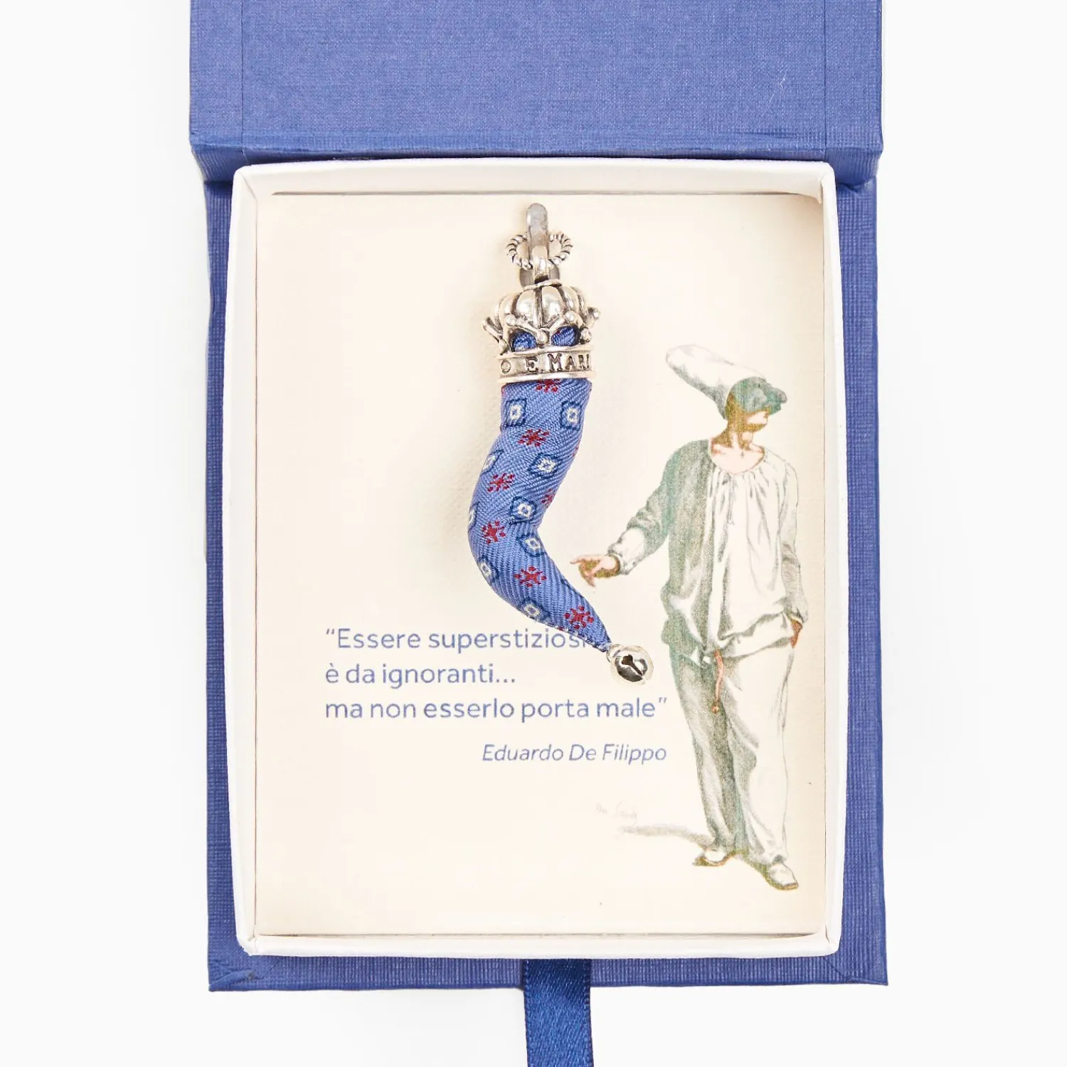 Powder Blue Good-Luck Charm>E.Marinella Fashion
