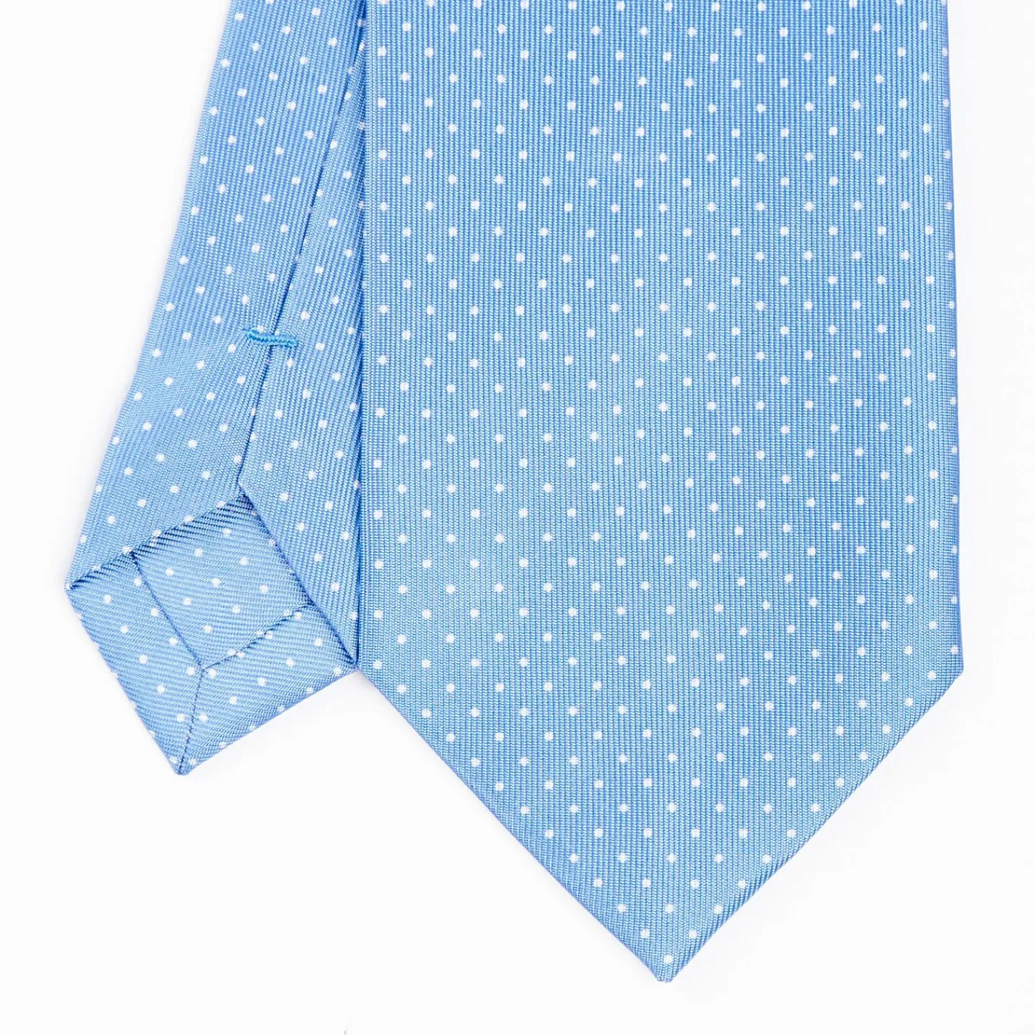 Powder Blue Sartorial Classic Silk Tie Polka Dot Pattern>E.Marinella Cheap