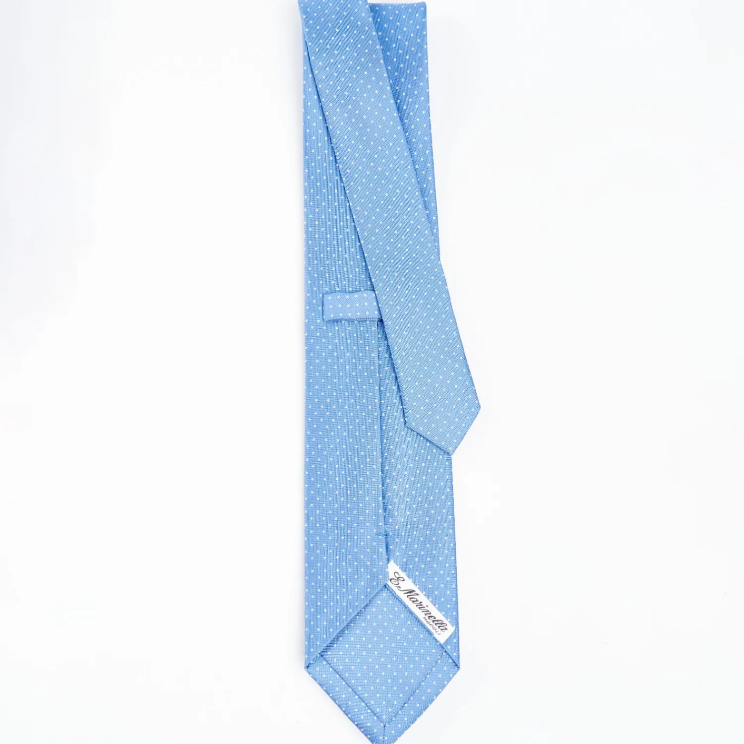 Powder Blue Sartorial Classic Silk Tie Polka Dot Pattern>E.Marinella Cheap