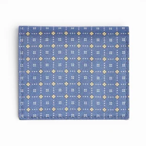 Powder Blue Small Wallet In Silk And Leather>E.Marinella Discount