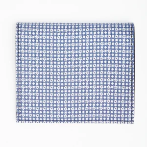 Powder Blue Small Wallet In Silk And Leather>E.Marinella Sale