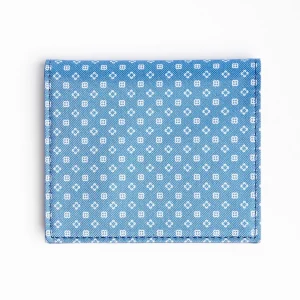 Powder Blue Small Wallet In Silk And Leather>E.Marinella Fashion