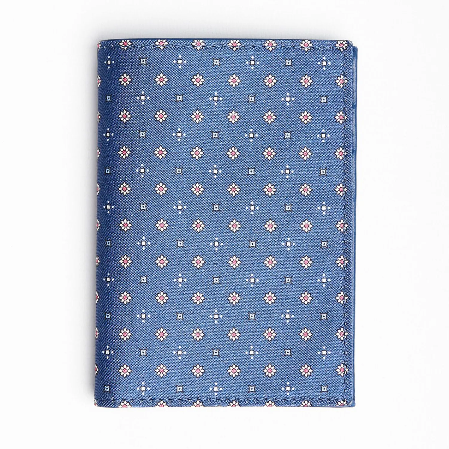 Powder Blue Vertical Wallet In Silk And Leather>E.Marinella Clearance