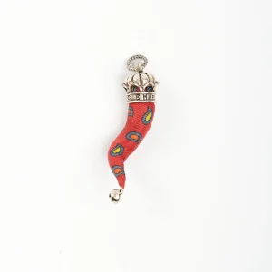 Red Good-Luck Charm>E.Marinella Fashion