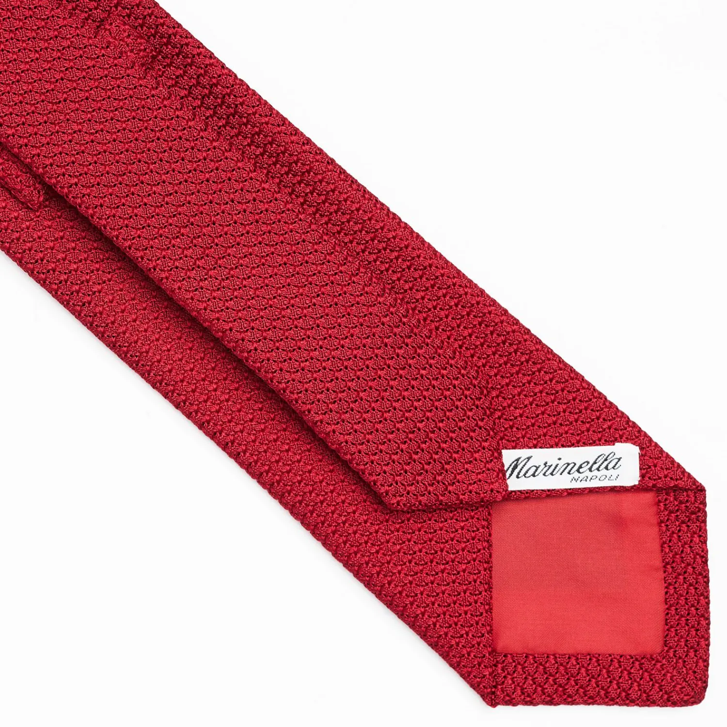Red Sartorial Granadine Silk Tie>E.Marinella Store
