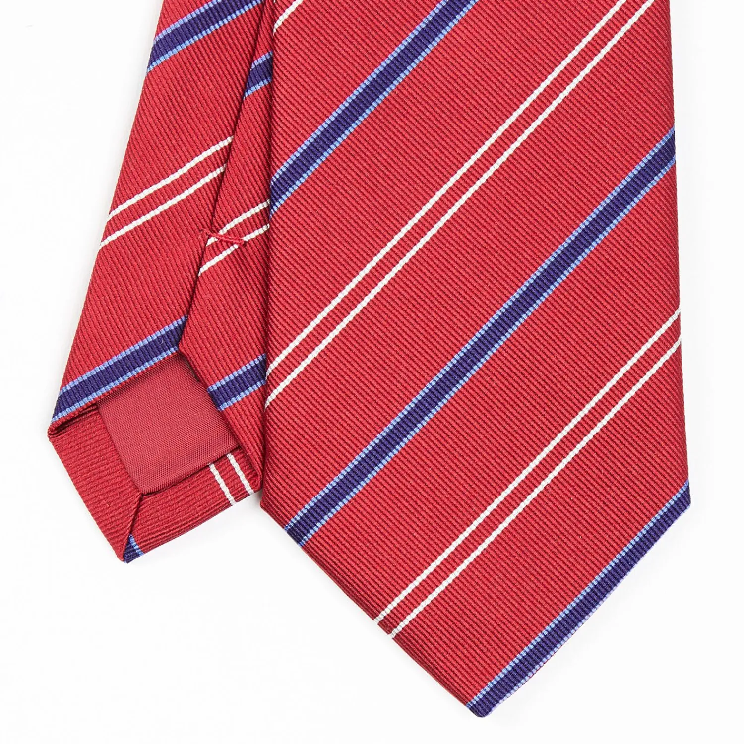 Red Sartorial Striped Silk Tie>E.Marinella Hot
