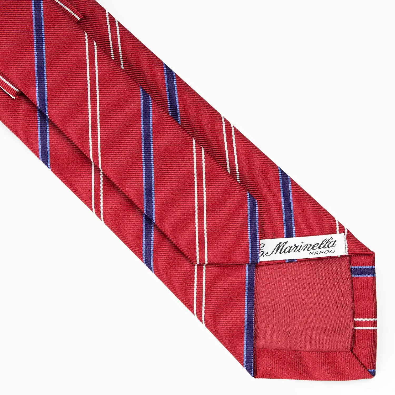 Red Sartorial Striped Silk Tie>E.Marinella Hot