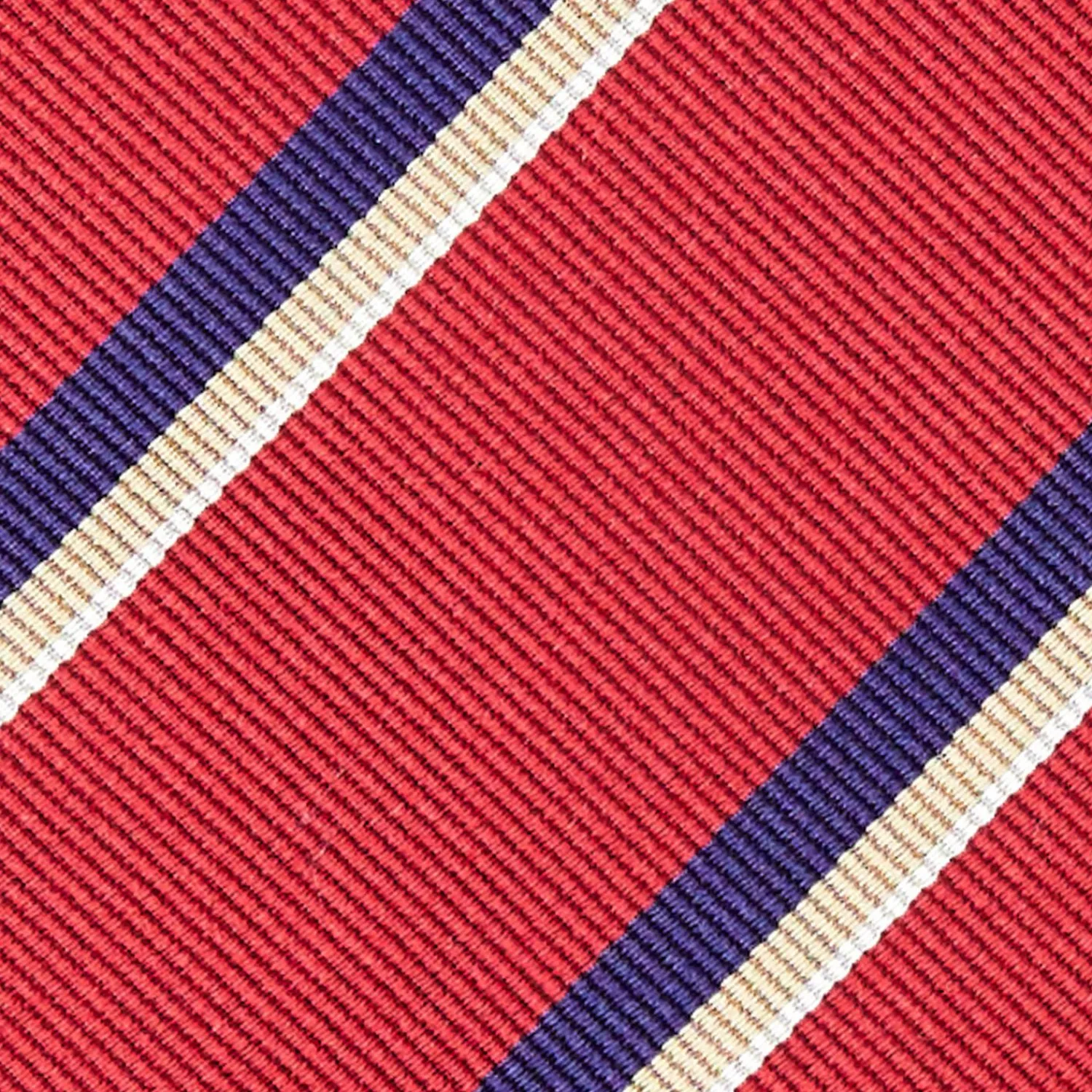 Red Sartorial Striped Silk Tie>E.Marinella Online