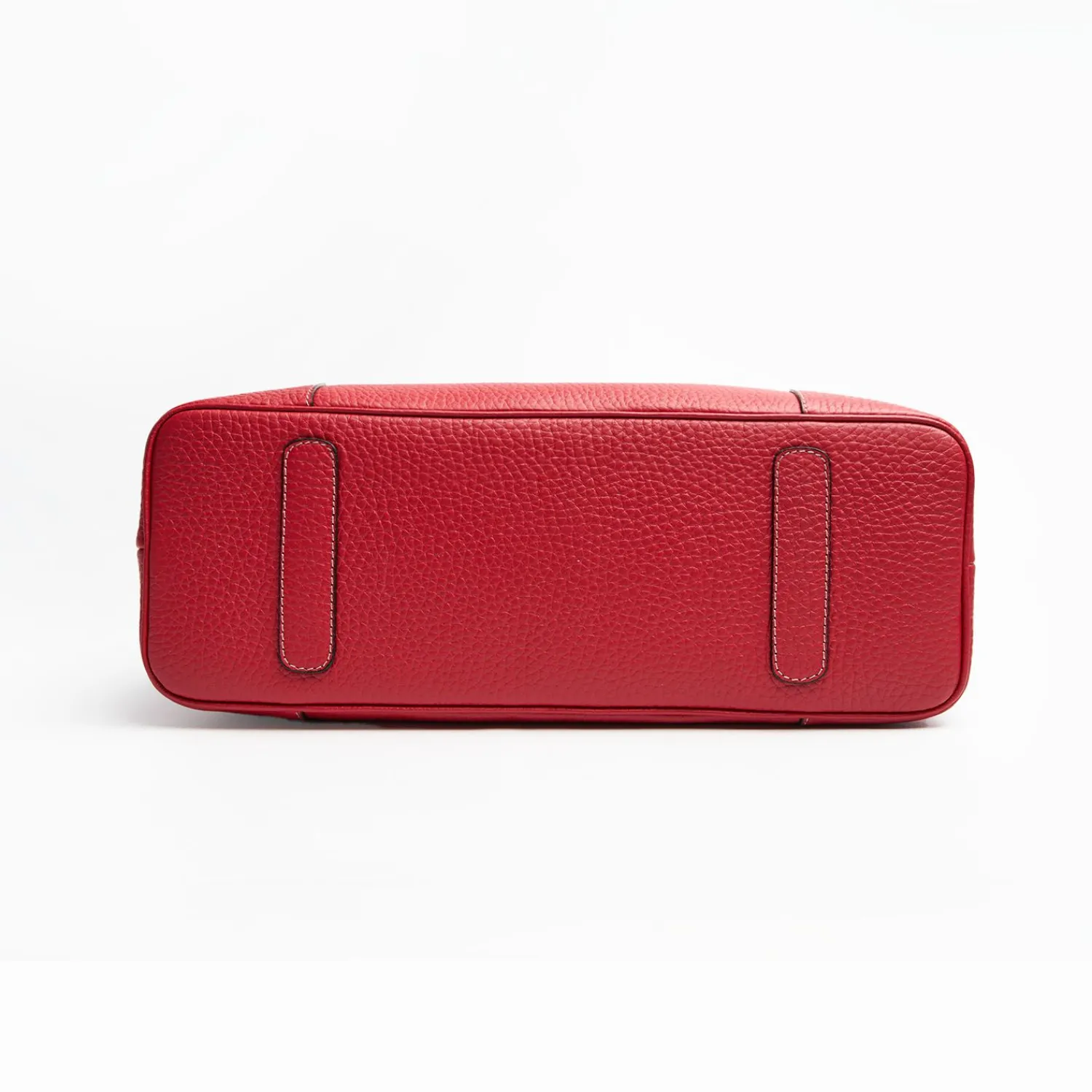 Red Textured Leather Tote Bag>E.Marinella Sale
