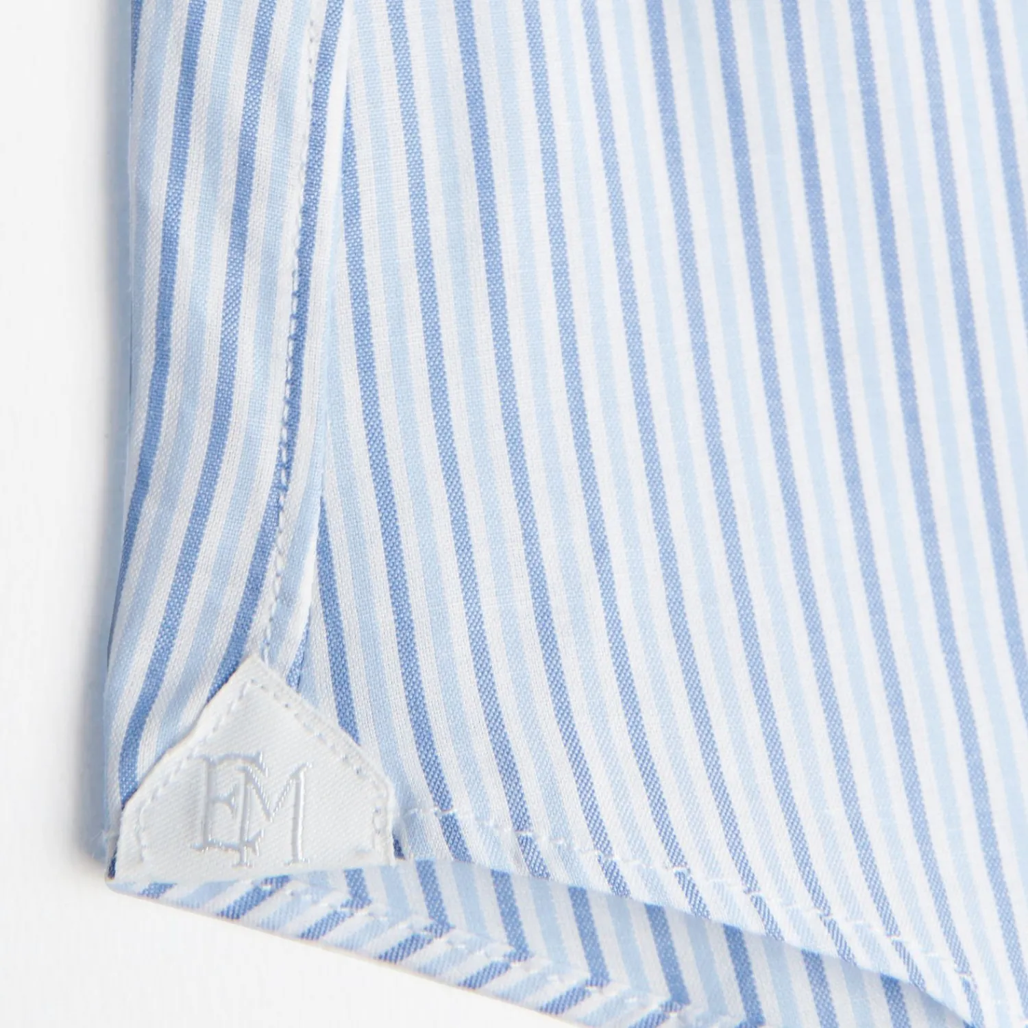 Regular Double Line Cotton Classic Shirt>E.Marinella Store