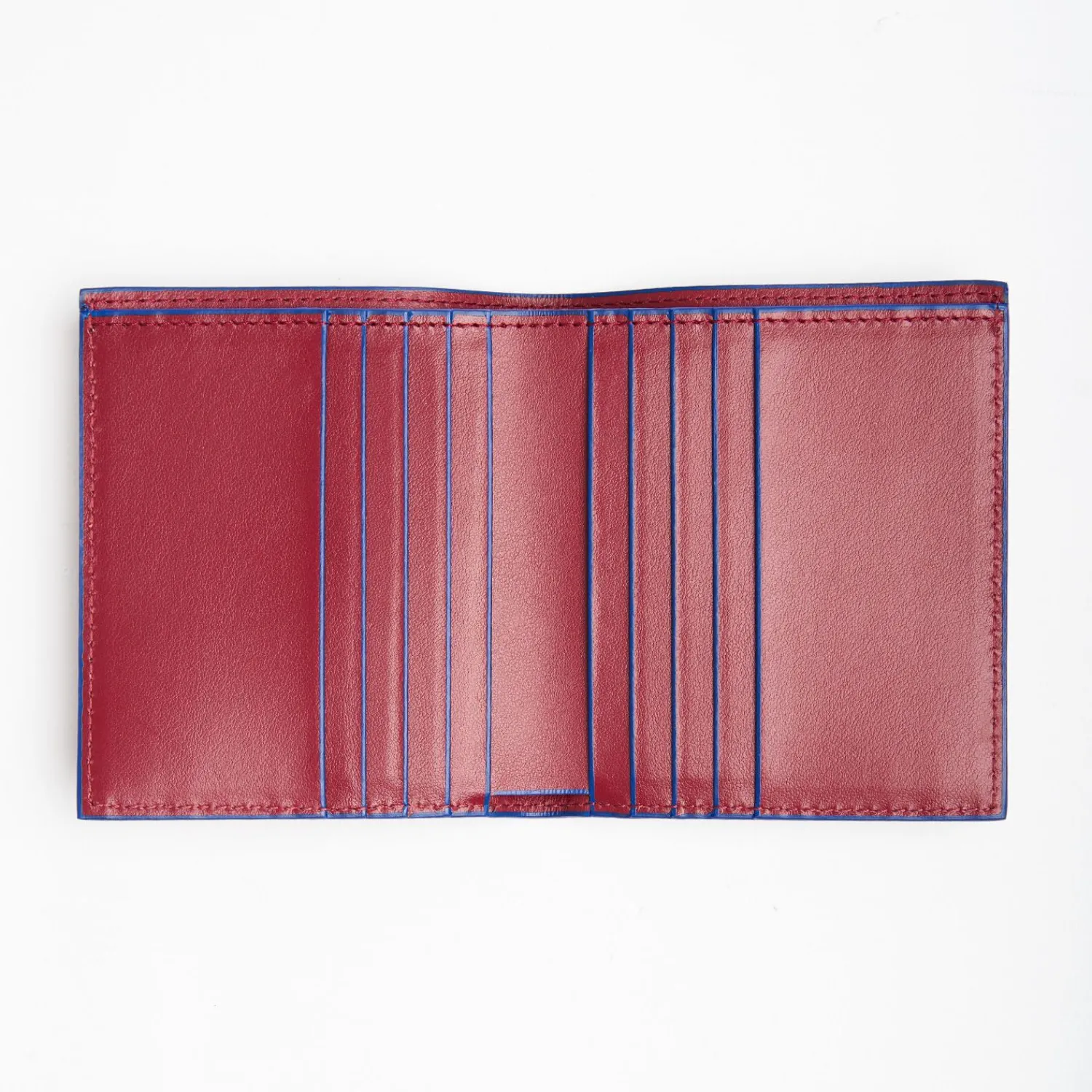 Ruby Red Leather Small Wallet>E.Marinella Outlet