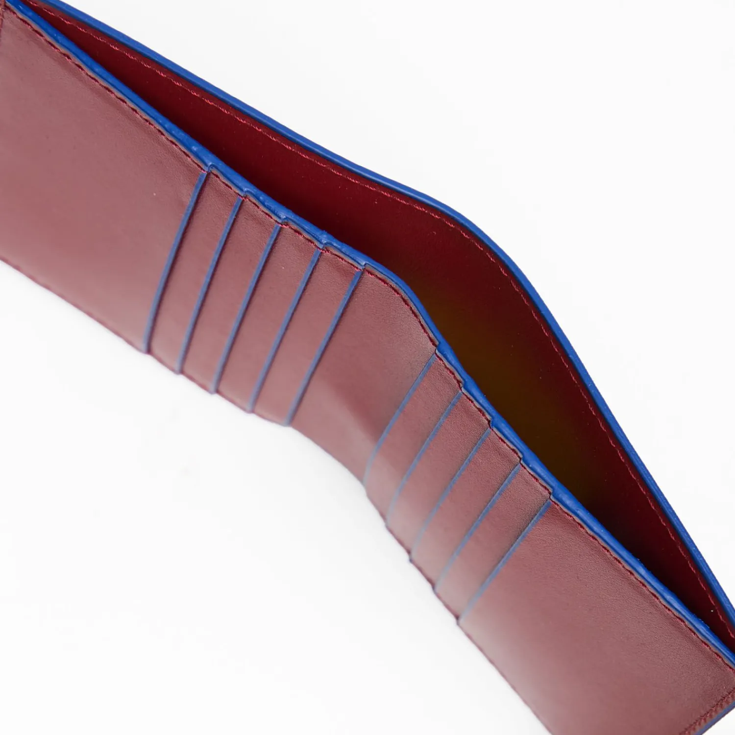 Ruby Red Leather Small Wallet>E.Marinella Outlet