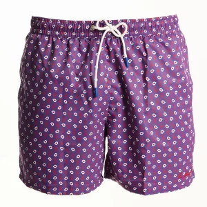 Violet Swim Shorts- Paisley Pattern>E.Marinella Flash Sale