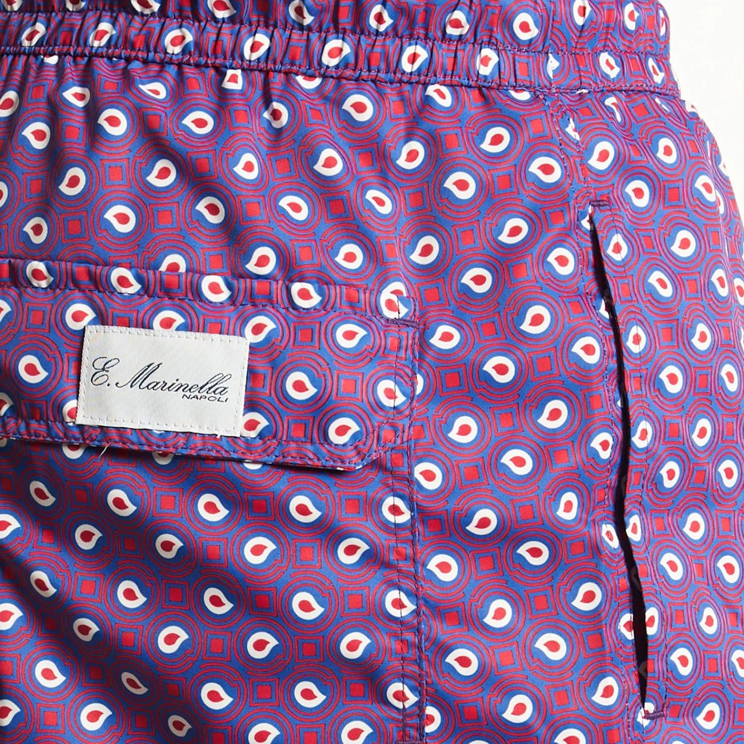 Violet Swim Shorts- Paisley Pattern>E.Marinella Flash Sale