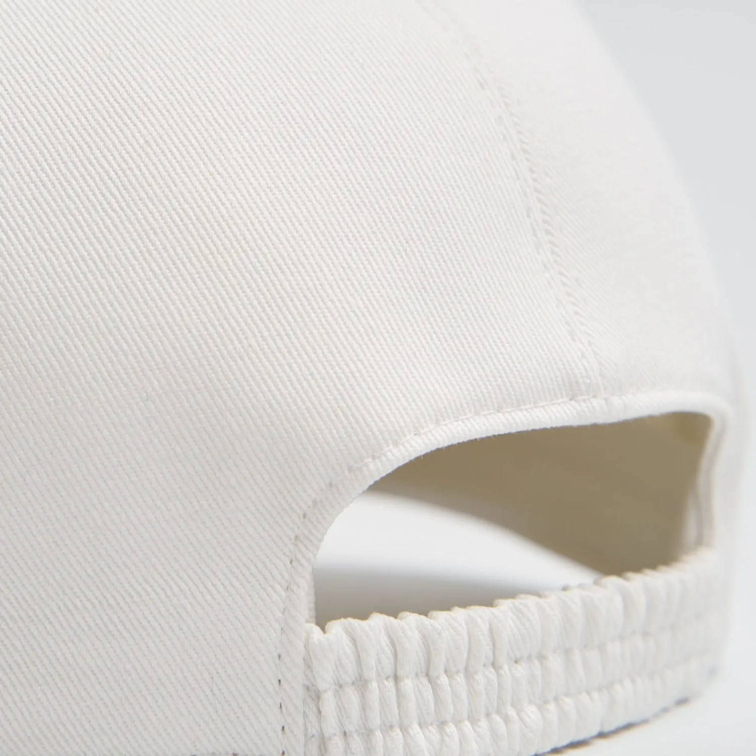White Cotton Baseball Cap>E.Marinella Store