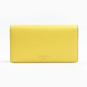 Yellow Big Wallet In Soft Leather>E.Marinella Shop