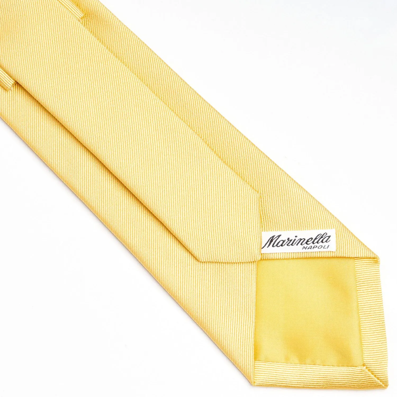 Yellow Sartorial Jacquard Silk Tie - Solid Colours>E.Marinella Hot