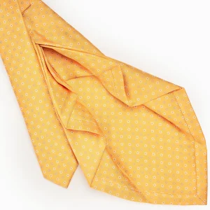 Yellow Seven-Fold Tie - Small Designs>E.Marinella Store