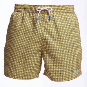 Yellow Swim Short - Small Flower Pattern>E.Marinella Best
